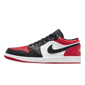 Tênis Air Jordan 1 Low "Bred Toe" Preto / Vermelho