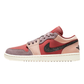 Tênis Air Jordan 1 Low "Canyon Rust" Rosa / Vermelho
