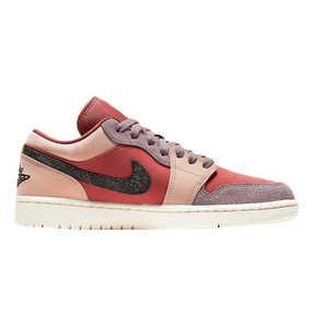 Tênis Air Jordan 1 Low "Canyon Rust" Rosa / Vermelho