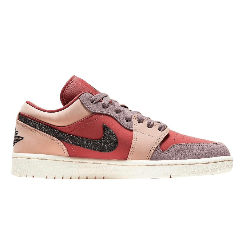 Tênis Air Jordan 1 Low "Canyon Rust" Rosa / Vermelho