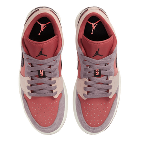 Tênis Air Jordan 1 Low "Canyon Rust" Rosa / Vermelho