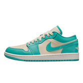 Tênis Air Jordan 1 Low "Green Teal" Verde