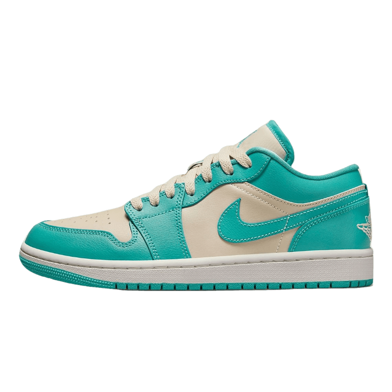 Tênis Air Jordan 1 Low "Green Teal" Verde