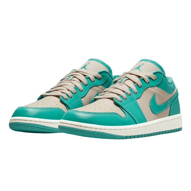 Tênis Air Jordan 1 Low "Green Teal" Verde