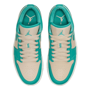 Tênis Air Jordan 1 Low "Green Teal" Verde