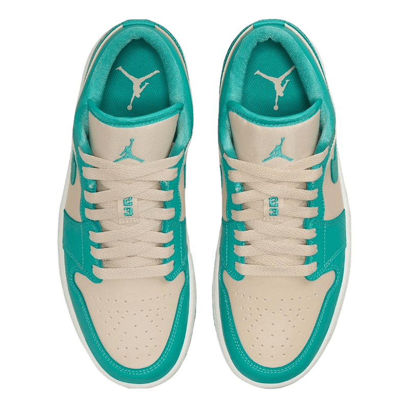 Tênis Air Jordan 1 Low "Green Teal" Verde