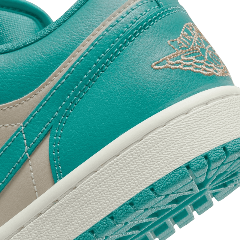 Tênis Air Jordan 1 Low "Green Teal" Verde