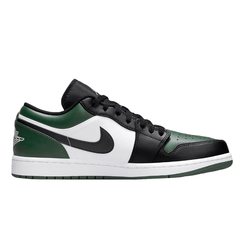 Tênis Air Jordan 1 Low "Green Toe" Preto / Verde