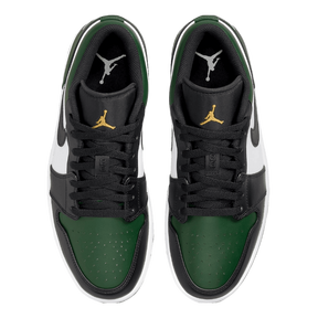 Tênis Air Jordan 1 Low "Green Toe" Preto / Verde