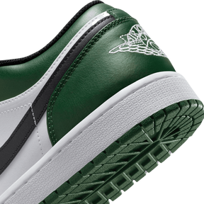 Tênis Air Jordan 1 Low "Green Toe" Preto / Verde