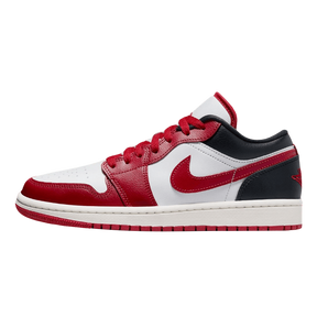 Tênis Air Jordan 1 Low "White Gym Red" Masculino Vermelho