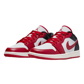 Tênis Air Jordan 1 Low "White Gym Red" Masculino Vermelho