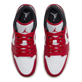 Tênis Air Jordan 1 Low "White Gym Red" Masculino Vermelho