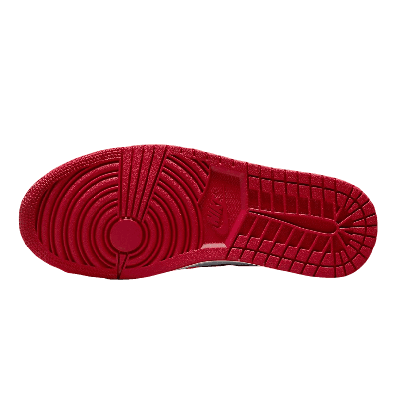 Tênis Air Jordan 1 Low "White Gym Red" Masculino Vermelho