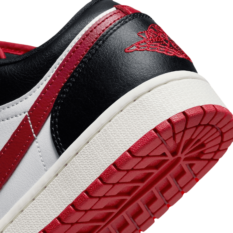 Tênis Air Jordan 1 Low "White Gym Red" Masculino Vermelho
