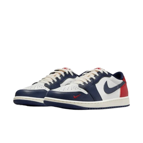 Tênis Air Jordan 1 Low "Gym Red & Midnight Navy" Vermelho / Azul