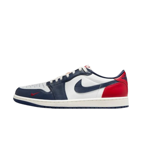 Tênis Air Jordan 1 Low "Gym Red & Midnight Navy" Vermelho / Azul