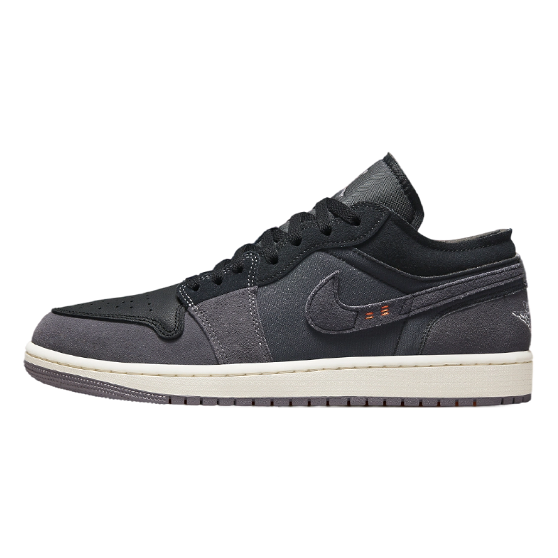 Tênis Air Jordan 1 Low "Inside Out Black" Cinza