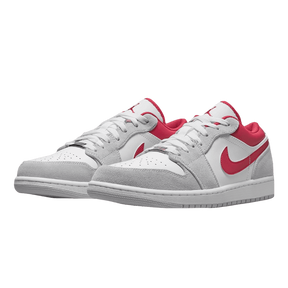 Tênis Air Jordan 1 Low "Light Smoke Grey Red" Cinza / Vermelho