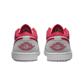 Tênis Air Jordan 1 Low "Light Smoke Grey Red" Cinza / Vermelho