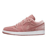 Tênis Air Jordan 1 Low "Pink Velvet" Rosa