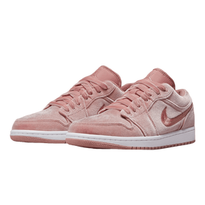 Tênis Air Jordan 1 Low "Pink Velvet" Rosa