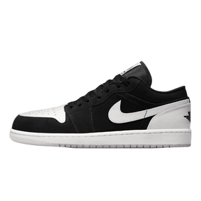 Tênis Air Jordan 1 Low SE "Diamond" Preto / Branco