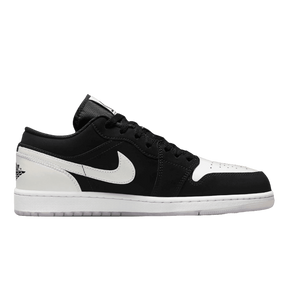 Tênis Air Jordan 1 Low SE "Diamond" Preto / Branco