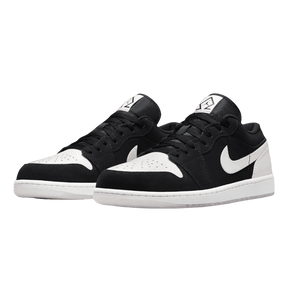 Tênis Air Jordan 1 Low SE "Diamond" Preto / Branco