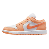 Tênis Air Jordan 1 Low "Sunset Haze" Laranja / Branco