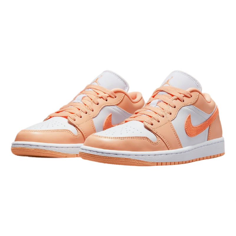 Tênis Air Jordan 1 Low "Sunset Haze" Laranja / Branco
