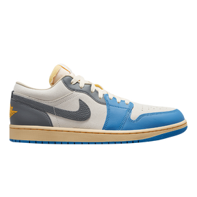 Tênis Air Jordan 1 Low "Vintage UNC Grey" Masculino Azul / Cinza