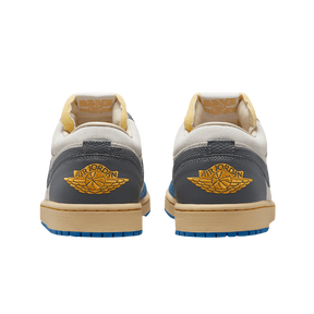 Tênis Air Jordan 1 Low "Vintage UNC Grey" Masculino Azul / Cinza