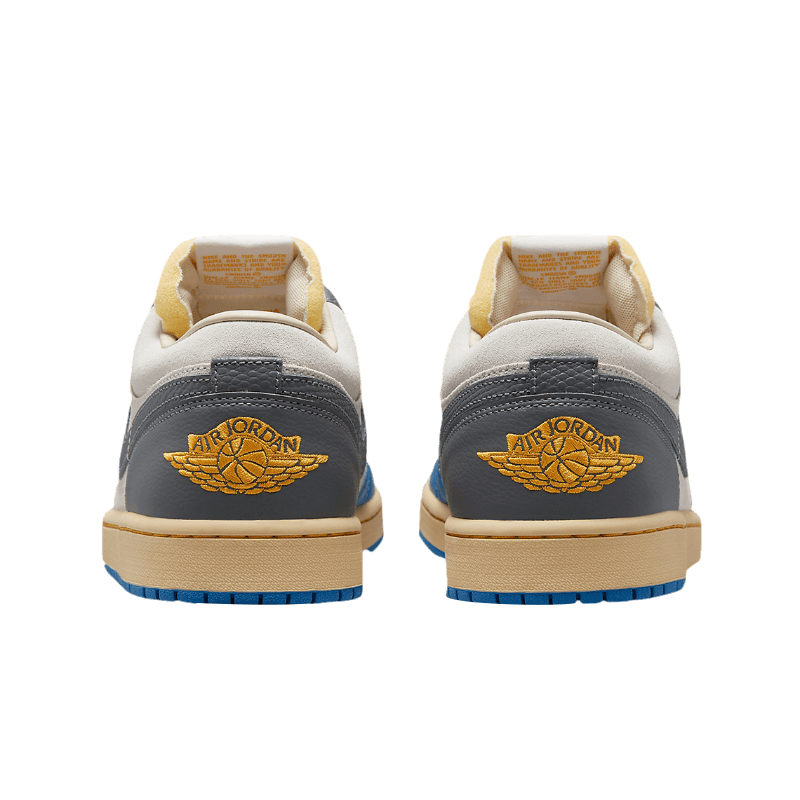 Tênis Air Jordan 1 Low "Vintage UNC Grey" Masculino Azul / Cinza