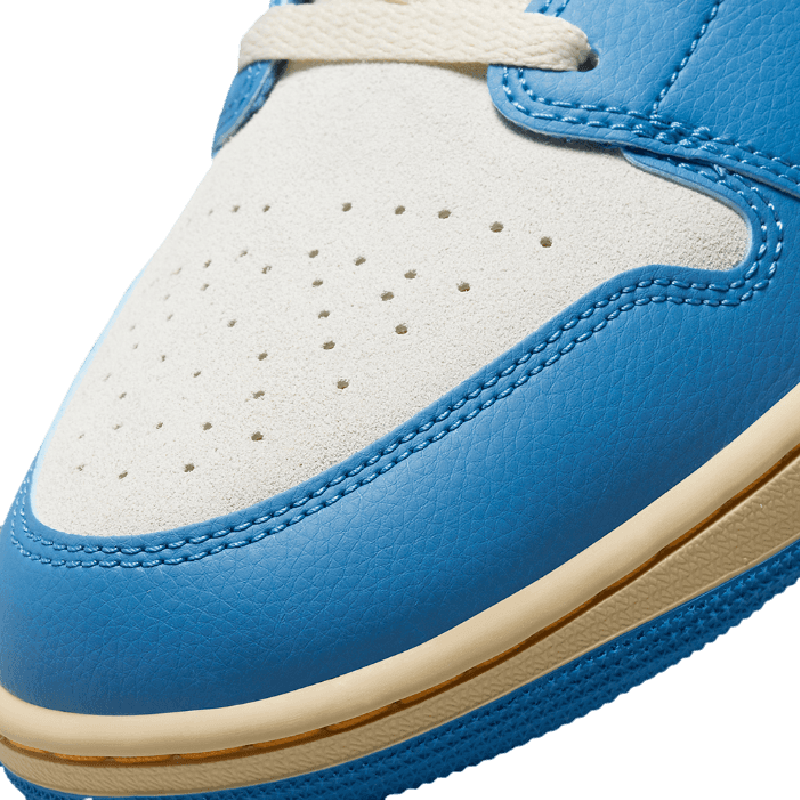 Tênis Air Jordan 1 Low "Vintage UNC Grey" Masculino Azul / Cinza