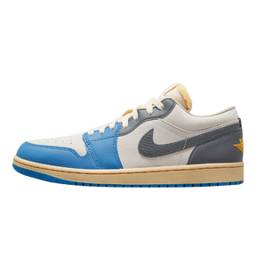 Tênis Air Jordan 1 Low "Vintage UNC Grey" Masculino Azul / Cinza