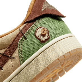 Tênis Air Jordan 1 Low "Voodoo Flax and Oil Green" Masculino