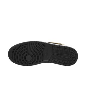 Tênis Air Jordan 1 Low "White Black Metallic Gold Swoosh" Masculino Branco / Preto