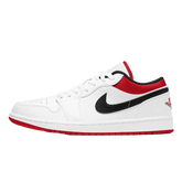 Tênis Air Jordan 1 Low "White Gym Red" Feminino Branco / Vermelho
