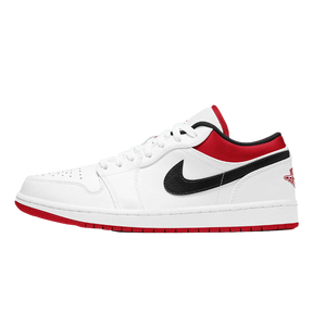 Tênis Air Jordan 1 Low "White Gym Red" Feminino Branco / Vermelho