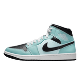 Tênis Air Jordan 1 "Mid Aqua Blue Tint" Feminino Azul