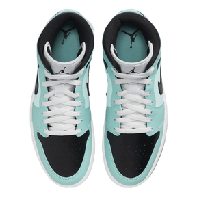 Tênis Air Jordan 1 "Mid Aqua Blue Tint" Feminino Azul