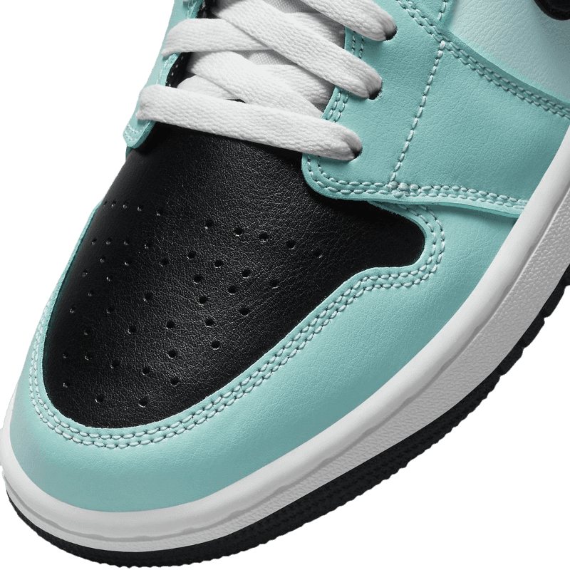 Tênis Air Jordan 1 "Mid Aqua Blue Tint" Feminino Azul