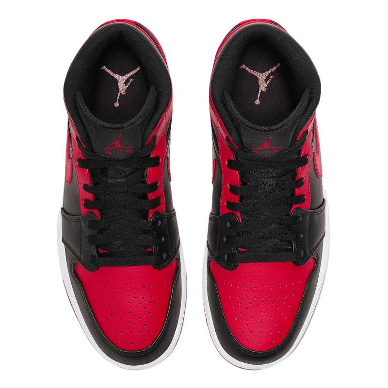 Tênis Air Jordan 1 Mid "Banned" Vermelho / Preto