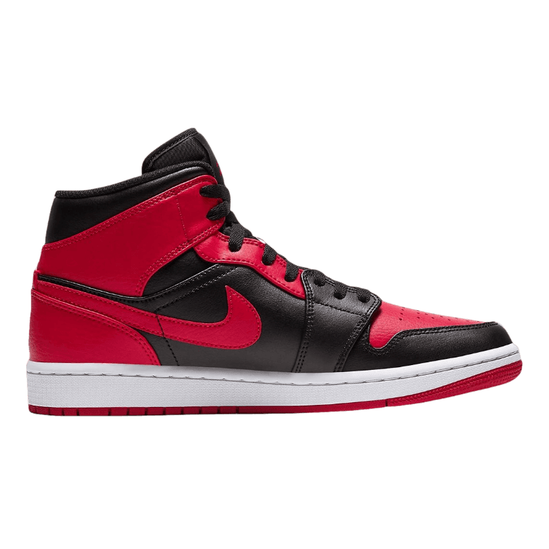 Tênis Air Jordan 1 Mid "Banned" Vermelho / Preto