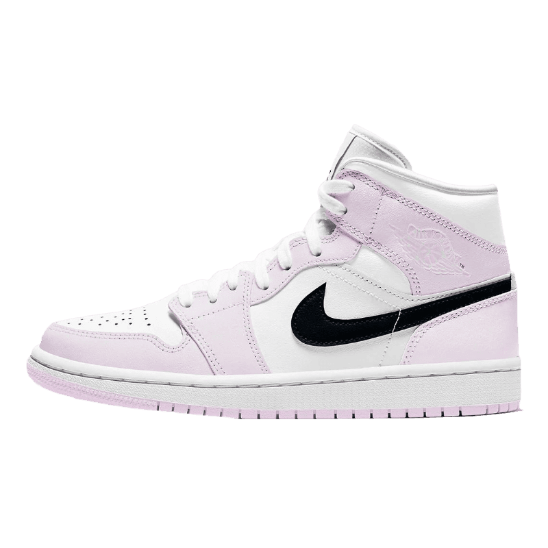 Tênis Air Jordan 1 Mid "Barely Rose" Feminino Rosa