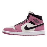 Tênis Air Jordan 1 Mid "Berry Pink" Feminino Rosa
