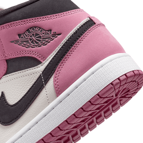 Tênis Air Jordan 1 Mid "Berry Pink" Feminino Rosa