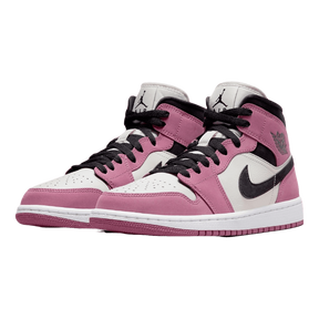 Tênis Air Jordan 1 Mid "Berry Pink" Feminino Rosa