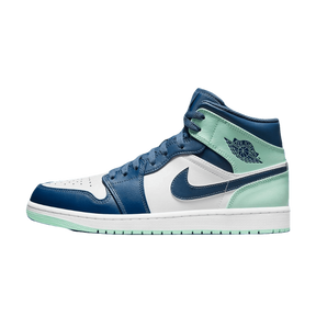 Tênis Air Jordan 1 Mid "Blue Mint" Feminino Azul / Verde
